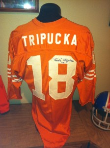 Frank Tripucka game worn jersey