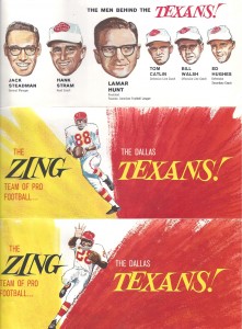 dallas texans season ticket brochure