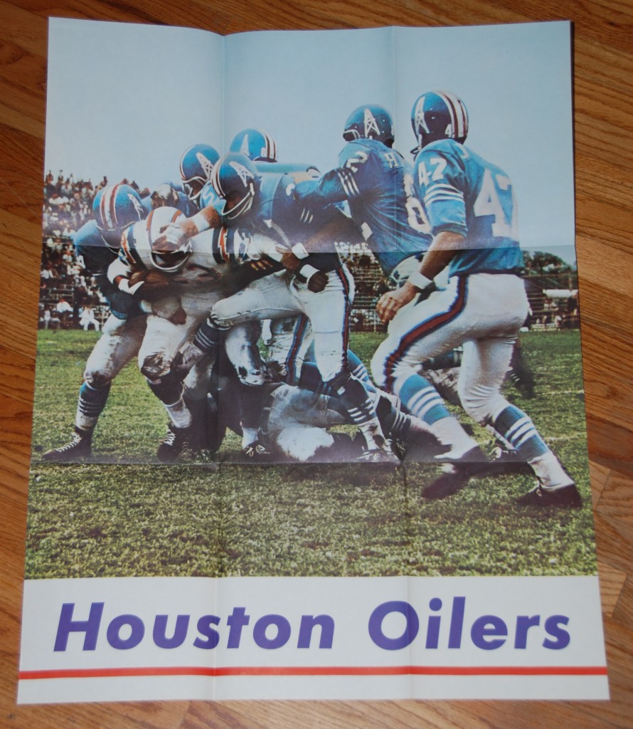 1965 oilers yearbook poster